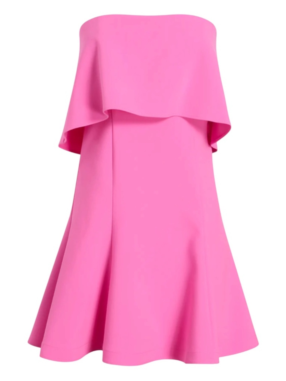 LIKELY Flouncy Driggs Pink Sugar Mini Dress Strapless Size 4 Barbiecore